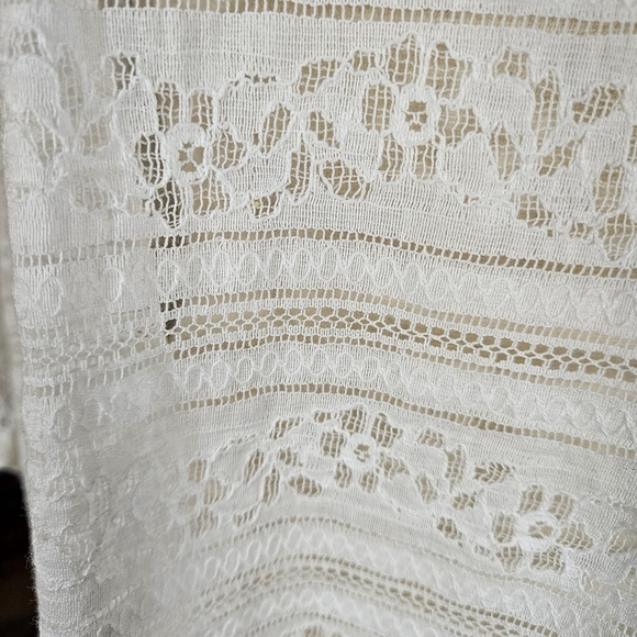 Treasure&Bond Beautiful Lace Blouse, 3X, Ivory - Picture 6 of 14